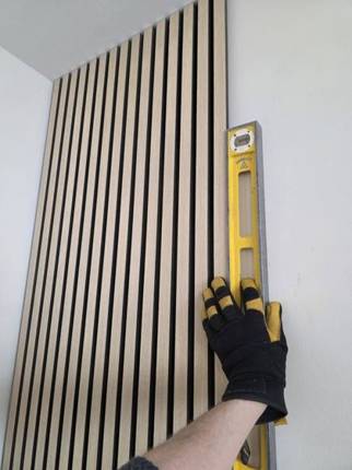White Chromix media wall installation in Stewarton, Ayrshire by MPS Media Walls